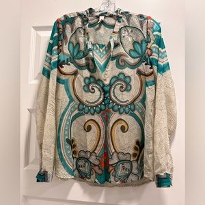 Konrad + Joseph Anthropologie blouse sz S